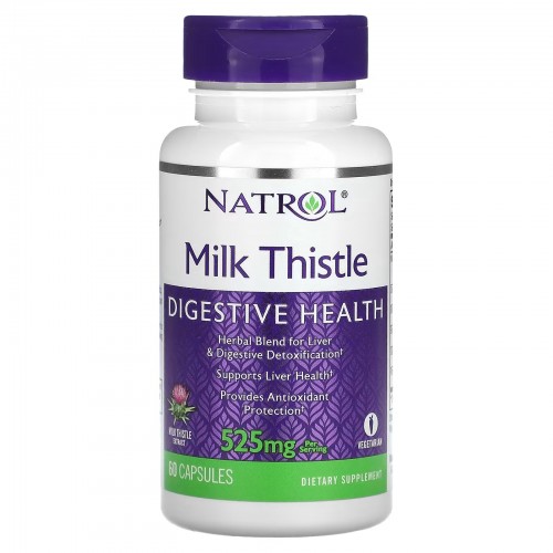 Natrol, Молочный чертополох, 262.5 мг, 60 капсул